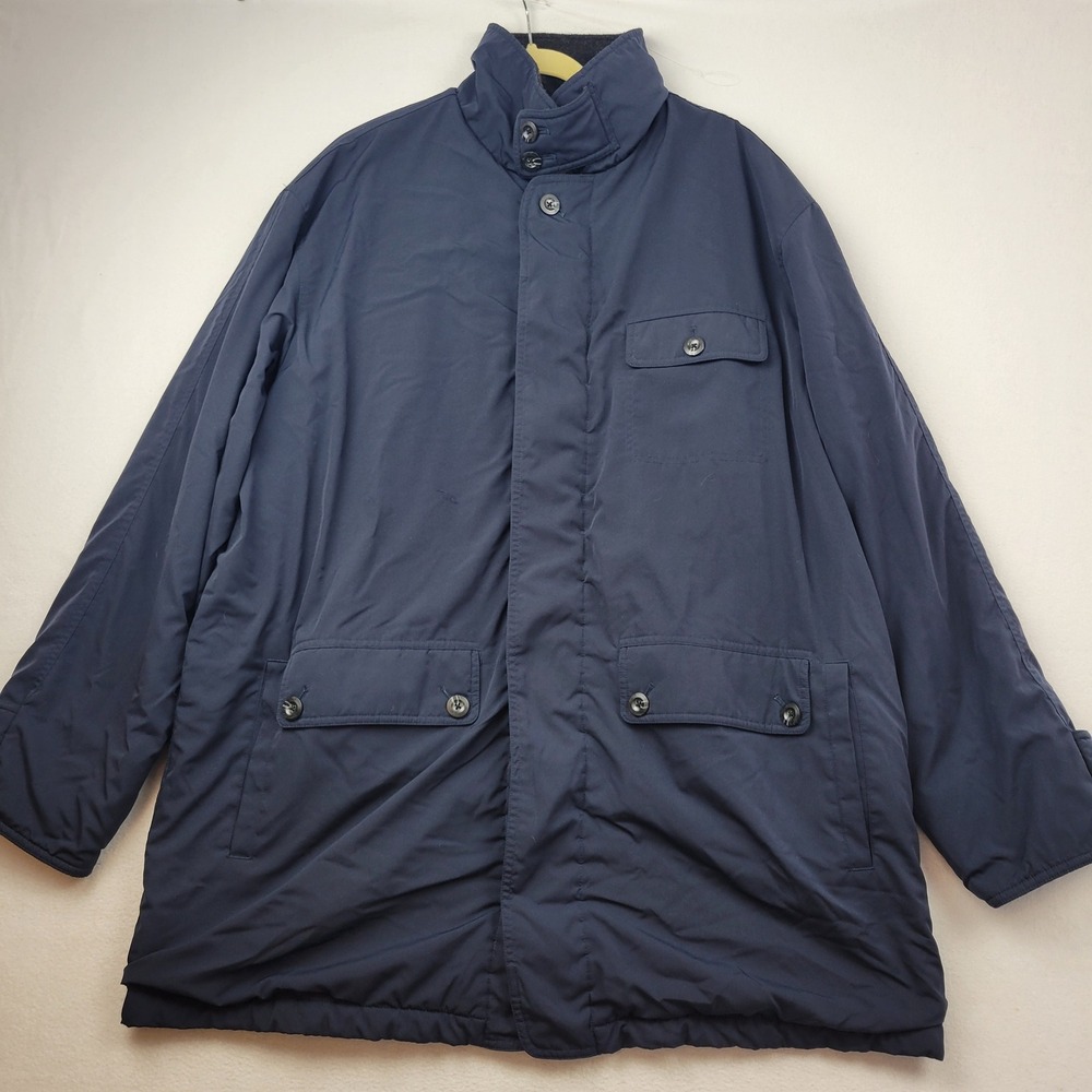 LL Bean Mens Plaid Lined Jacket Thinsulate Tall Extra Large‎ Wool Blend Lining
